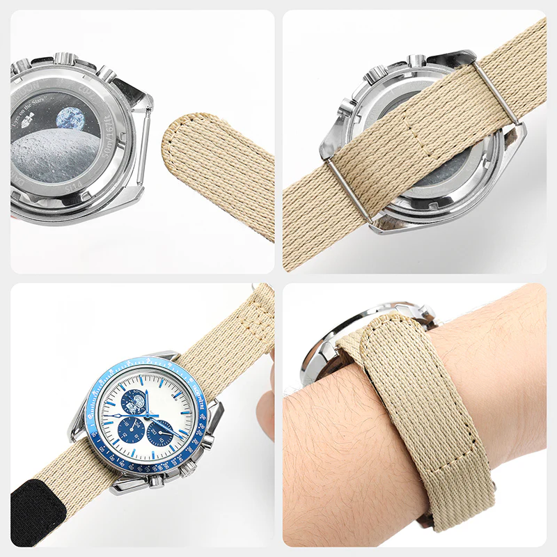 20mm/22mm Soft Nylon Magic Tape Watchband - Image 13