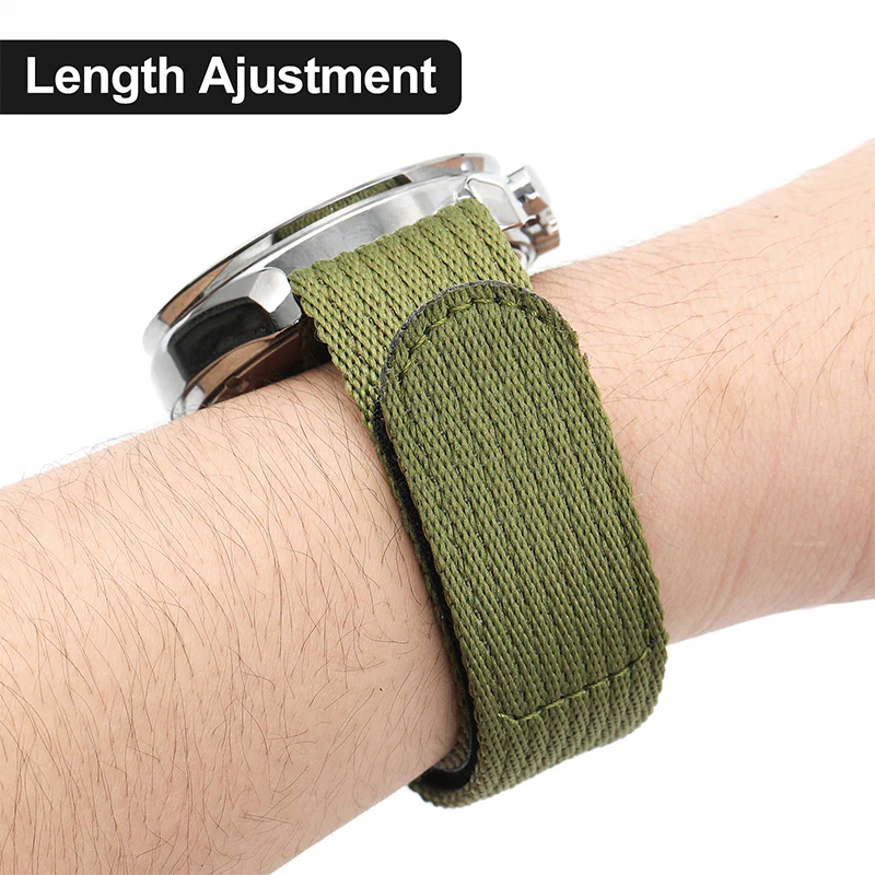 20mm/22mm Soft Nylon Magic Tape Watchband - Image 19