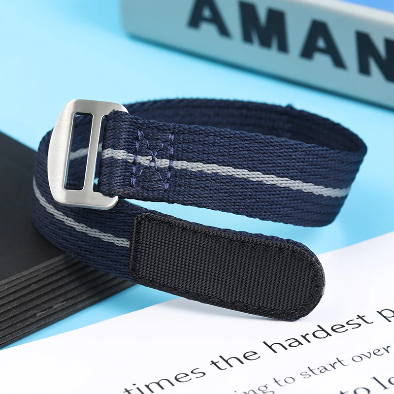 20mm/22mm Soft Nylon Magic Tape Watchband - Image 29