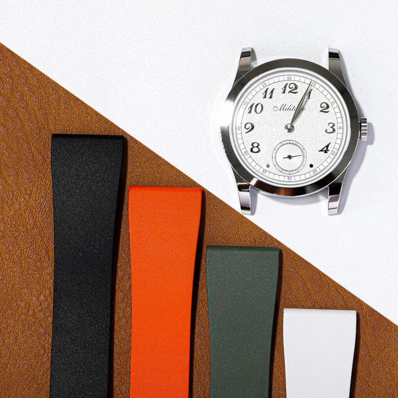 ★SuperDeal★ Cut-to-Size FKM Rubber Watch Strap - Image 7