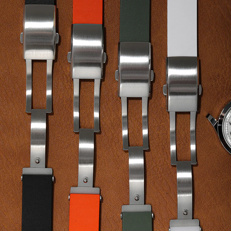 ★SuperDeal★ Cut-to-Size FKM Rubber Watch Strap - Image 8