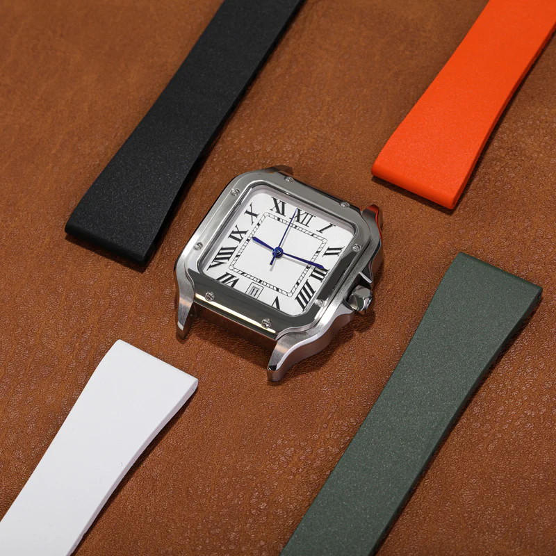 ★SuperDeal★ Cut-to-Size FKM Rubber Watch Strap - Image 9
