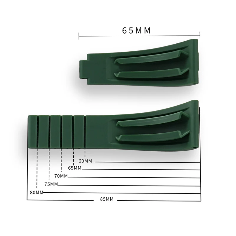 Cut-to-Size TPU Rubber Watch Strap - Image 34