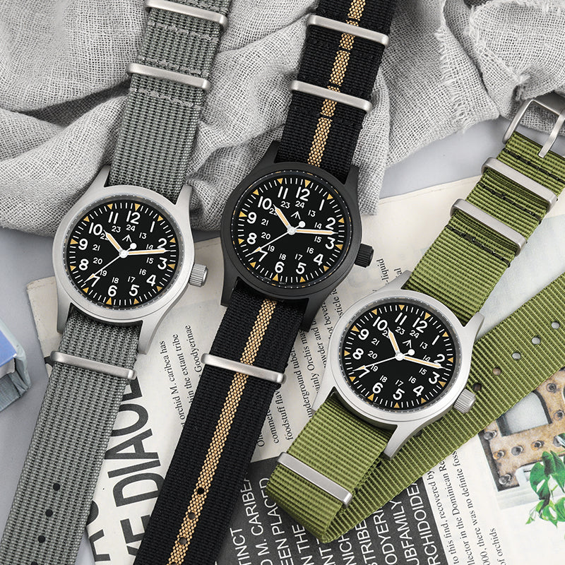 Militado 38mm Sapphire Crystal Pilot Field Watch ML05 - Image 25