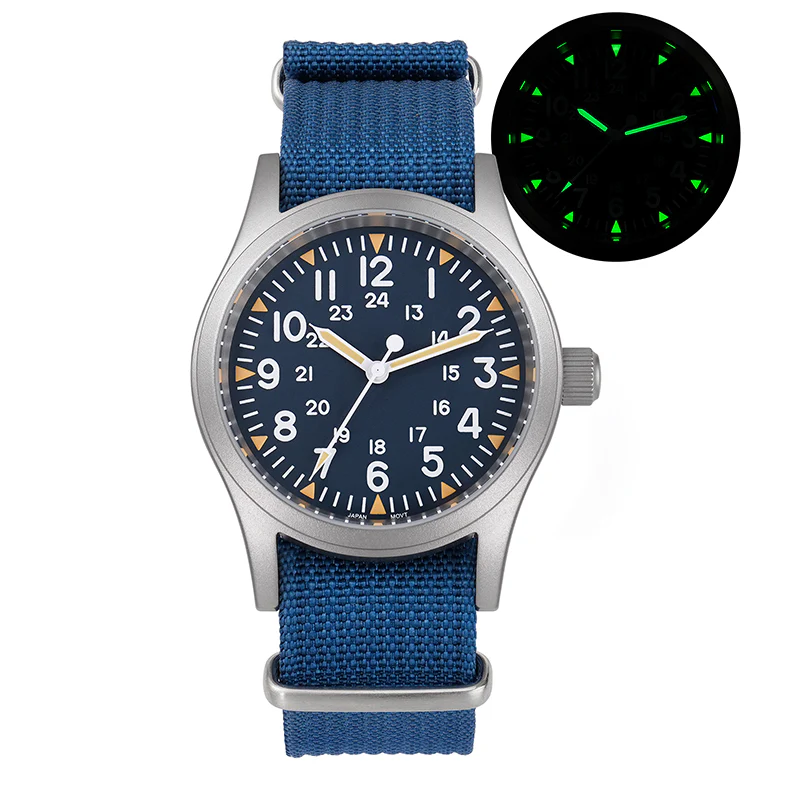 Militado 38mm Sapphire Crystal Pilot Field Watch ML05 - Image 39