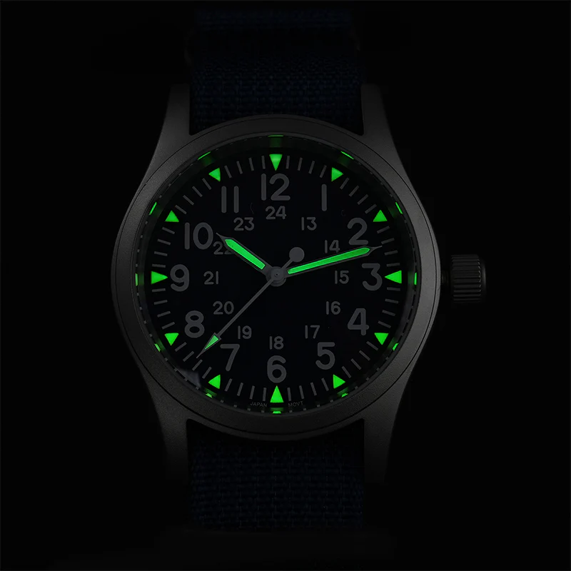 Militado 38mm Sapphire Crystal Pilot Field Watch ML05 - Image 41