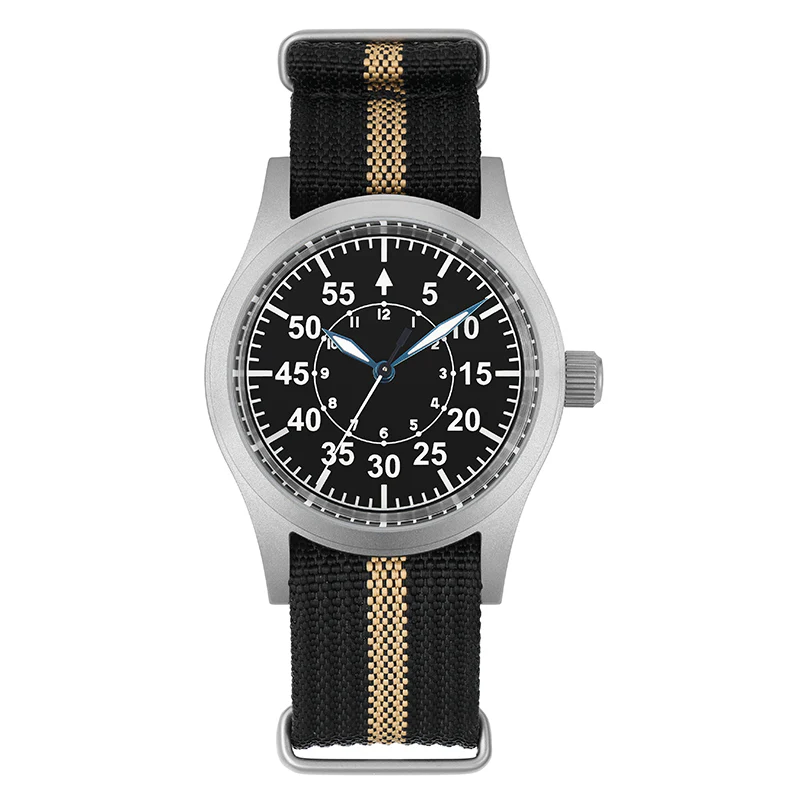 Militado 38mm Sapphire Crystal Pilot Field Watch ML05 - Image 6