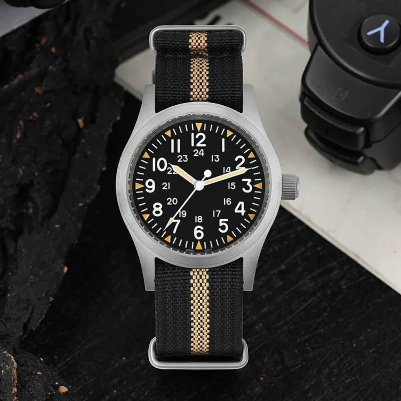 Militado 38mm Sapphire Crystal Pilot Field Watch ML05 - Image 7