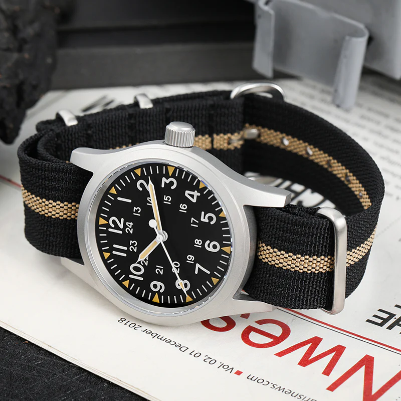 Militado 38mm Sapphire Crystal Pilot Field Watch ML05 - Image 8