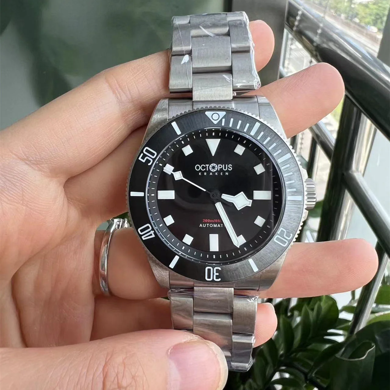 Octopus Kraken 39mm Titanium PT5000 Automatic Watch - Image 13