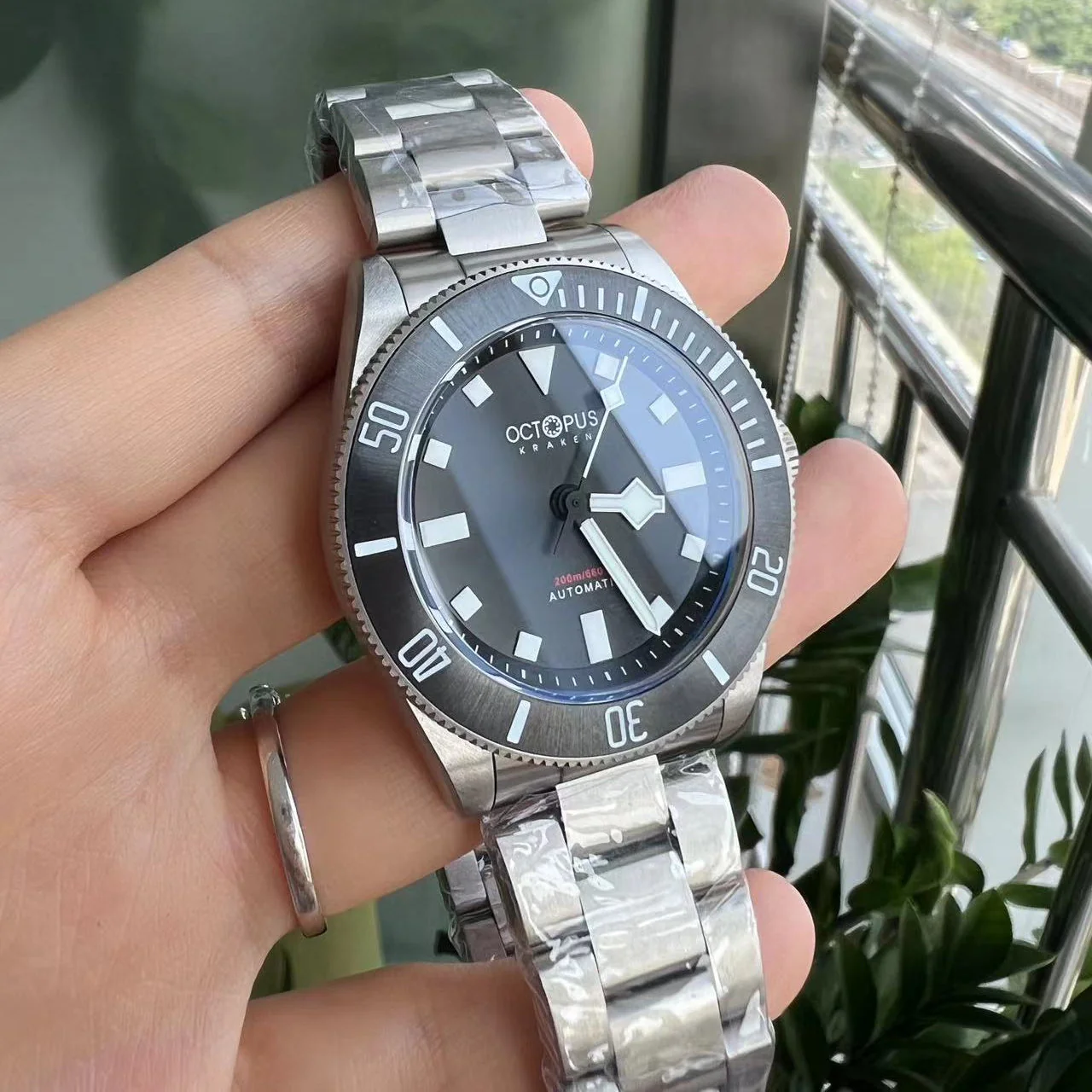 Octopus Kraken 39mm Titanium PT5000 Automatic Watch - Image 14