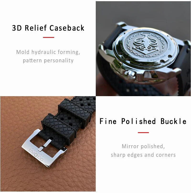 Octopus FF Homage PT5000 Automatic Dive Watch - Image 20