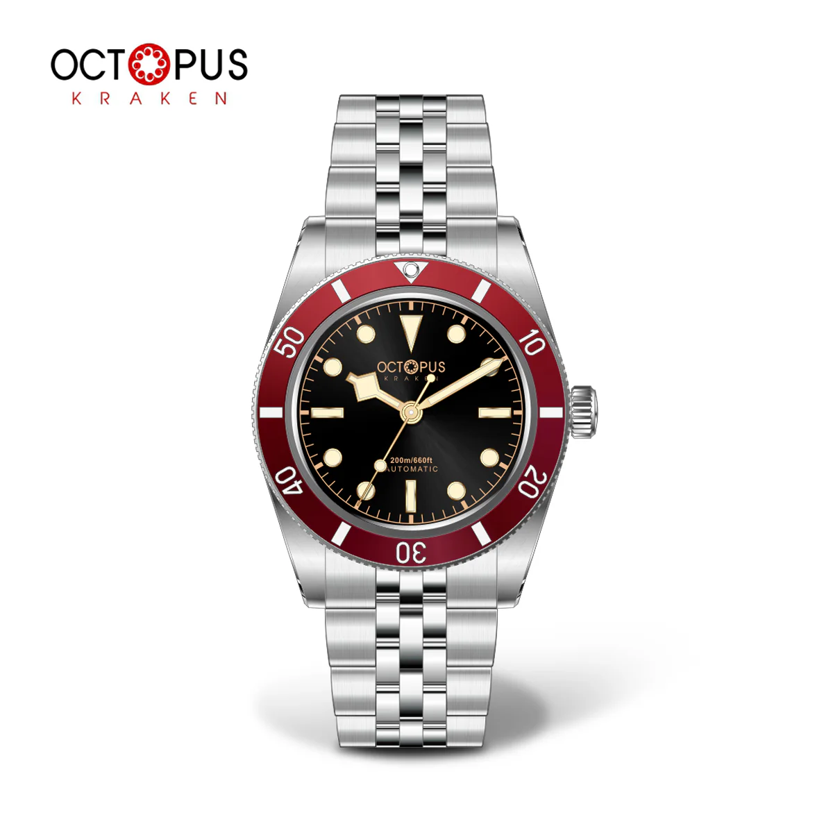 Octopus Kraken 37mm BB54 PT5004 Automatic Men Watch OCT025 - Image 21