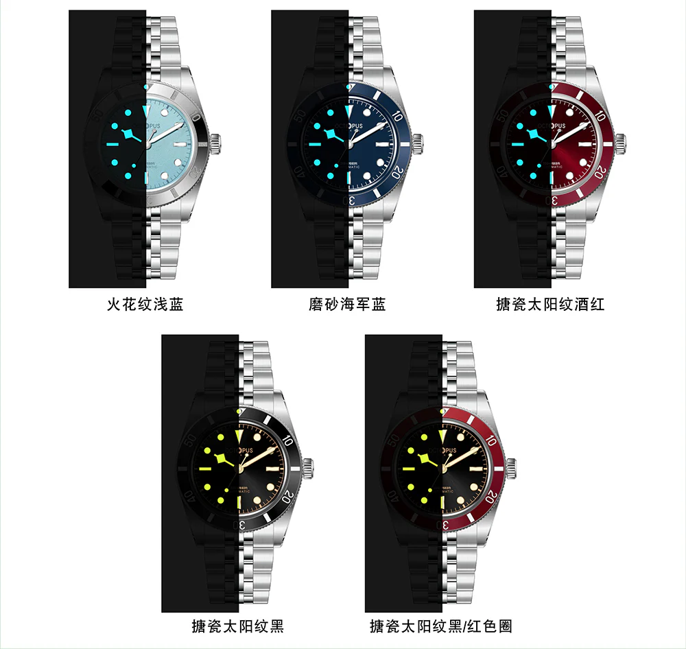 Octopus Kraken 37mm BB54 PT5004 Automatic Men Watch OCT025 - Image 24