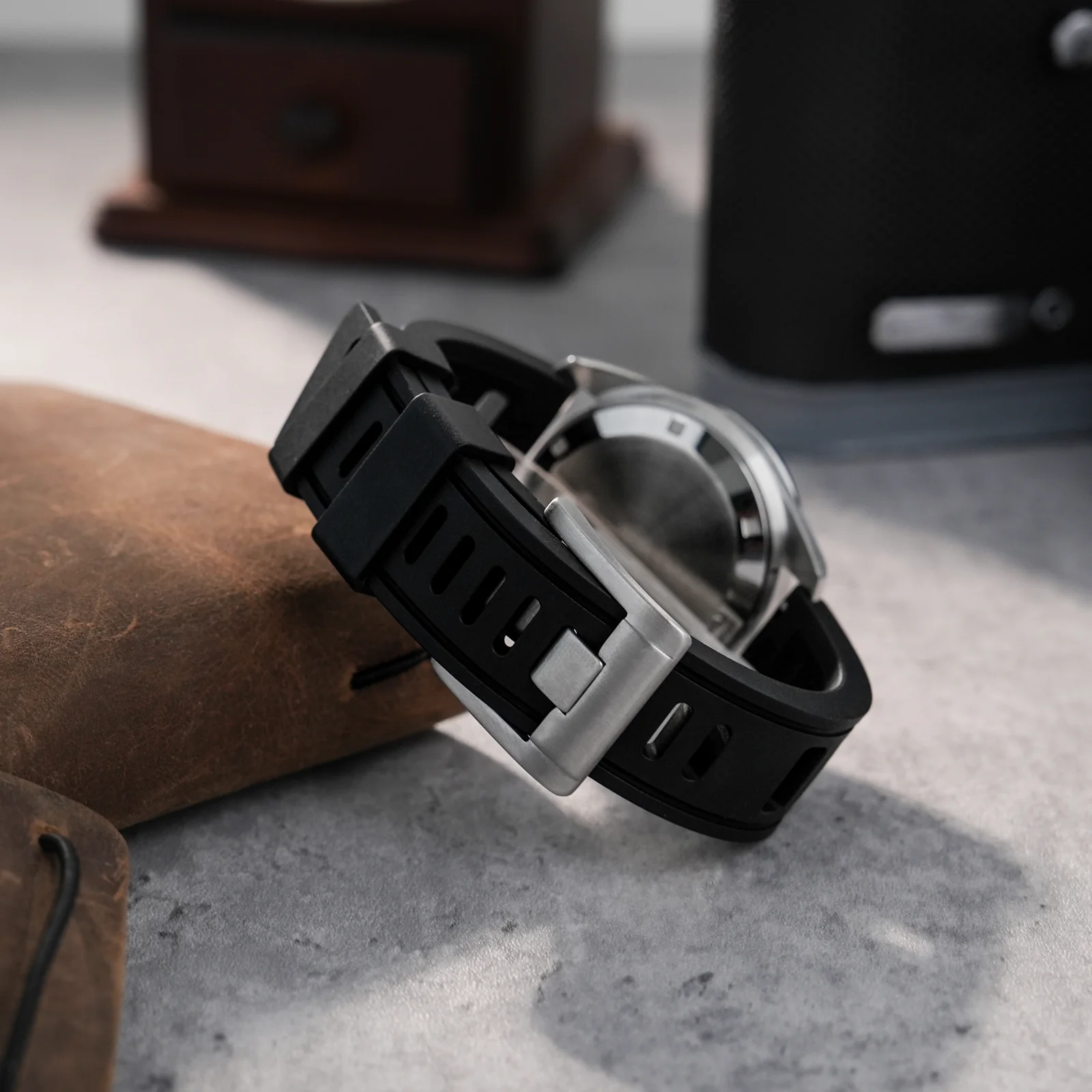 Premium Grade Rubber Dive Watchband - Image 8