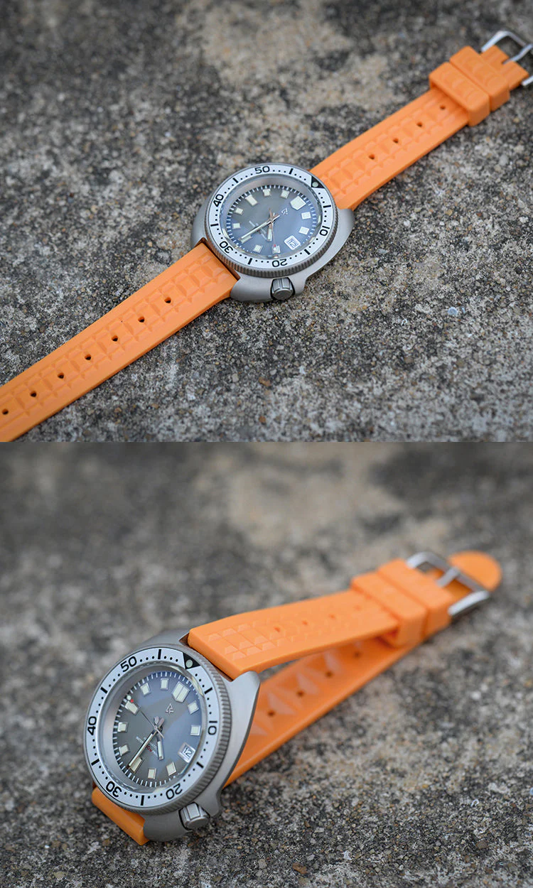 Rdunae 19mm/20mm Soft TPU Rubber Watch Strap - Image 4