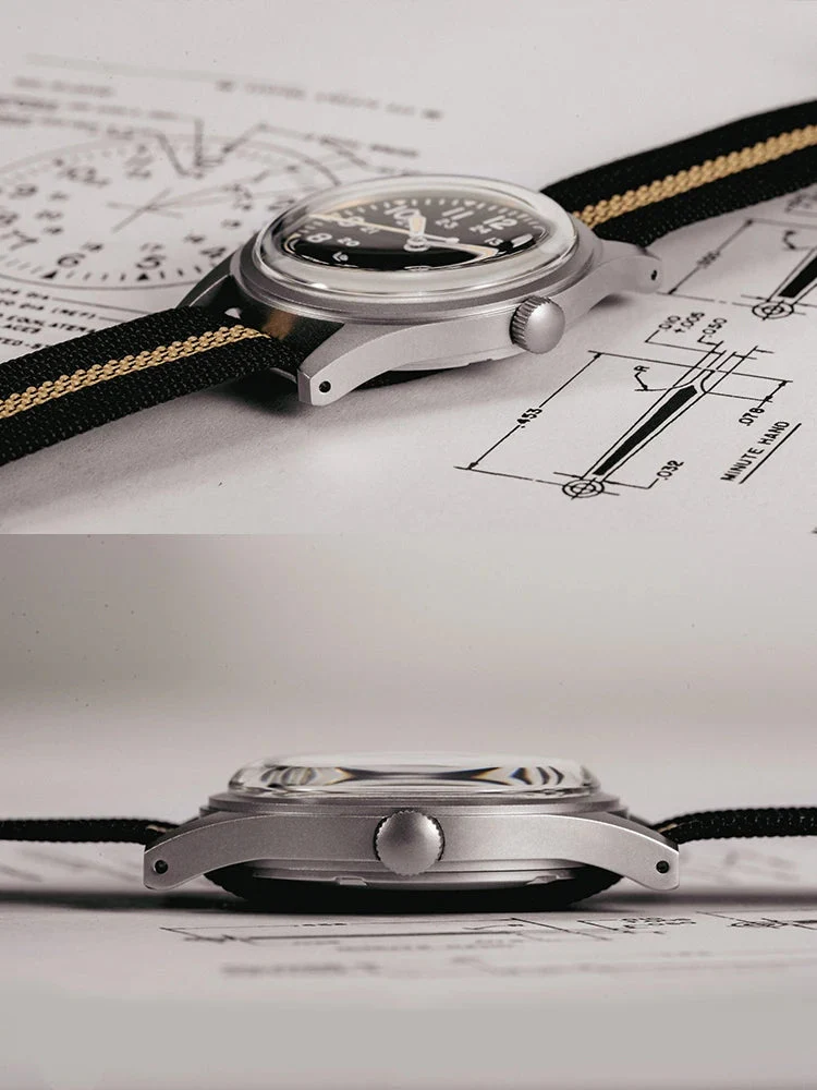 RDUNAE RA03 Retro Military 34.5mm Men Watch - Image 16