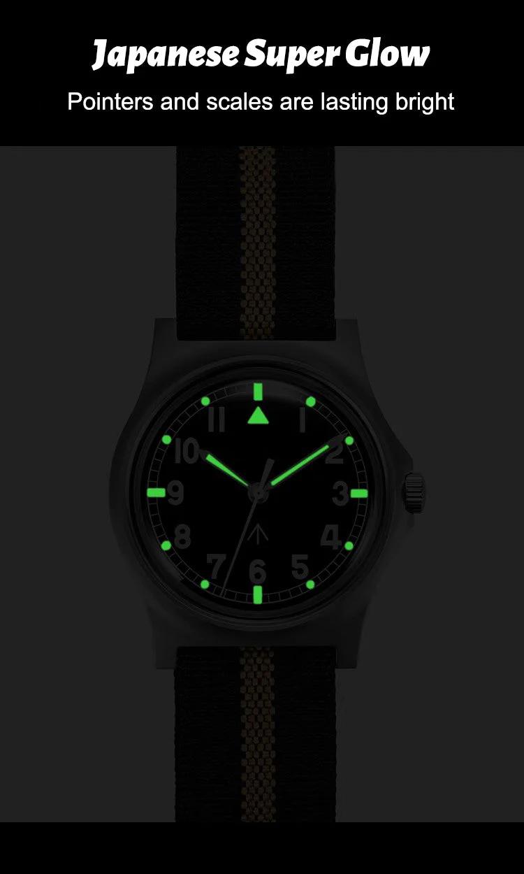 RDUNAE RA01 Retro Military 36.8mm Men Watch - Image 12