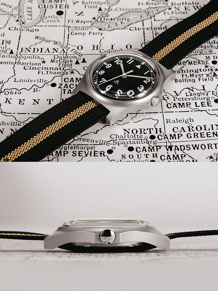 RDUNAE RA01 Retro Military 36.8mm Men Watch - Image 14