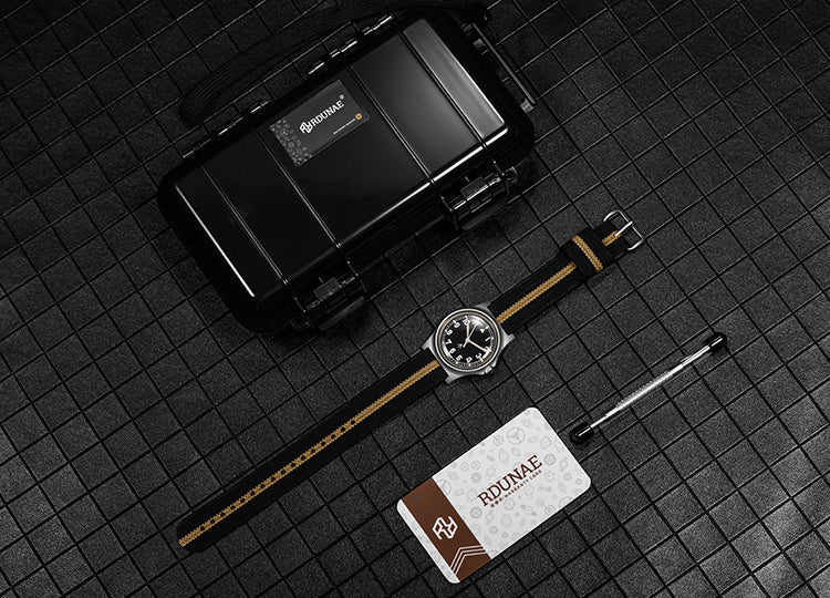 RDUNAE RA01 Retro Military 36.8mm Men Watch - Image 15