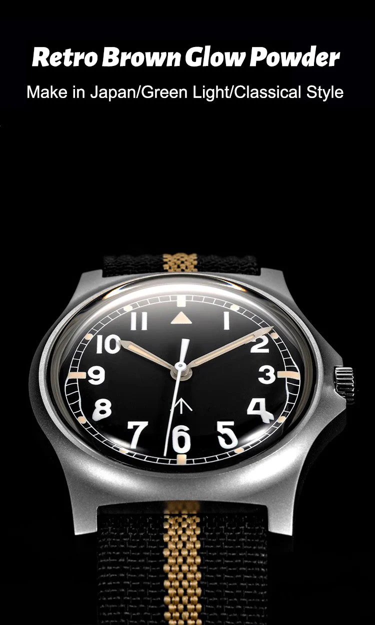 RDUNAE RA01 Retro Military 36.8mm Men Watch - Image 5