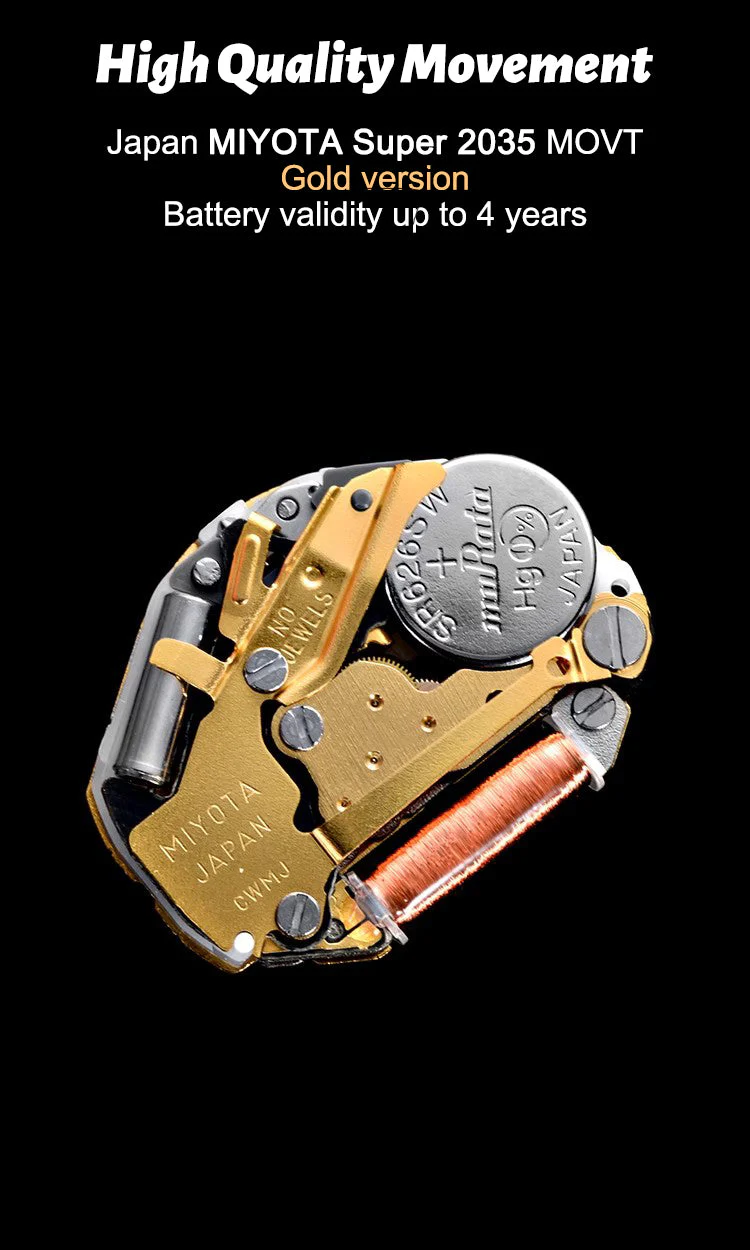 RDUNAE RA01 Retro Military 36.8mm Men Watch - Image 8