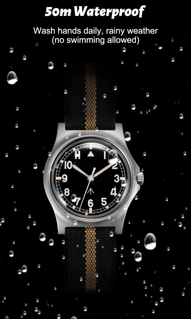 RDUNAE RA01 Retro Military 36.8mm Men Watch - Image 9