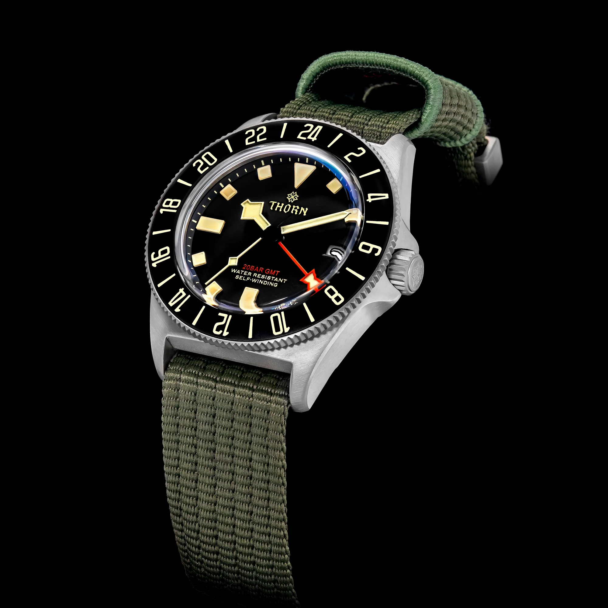 THORN 42mm NH34 GMT Automatic Dive Watch T020 - Image 12