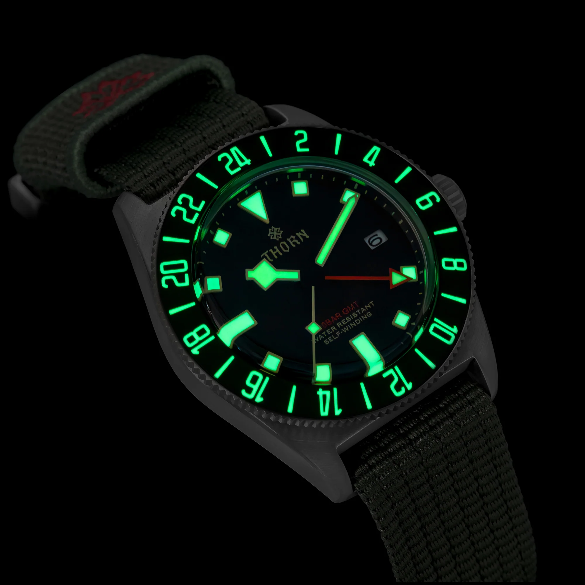 THORN 42mm NH34 GMT Automatic Dive Watch T020 - Image 13