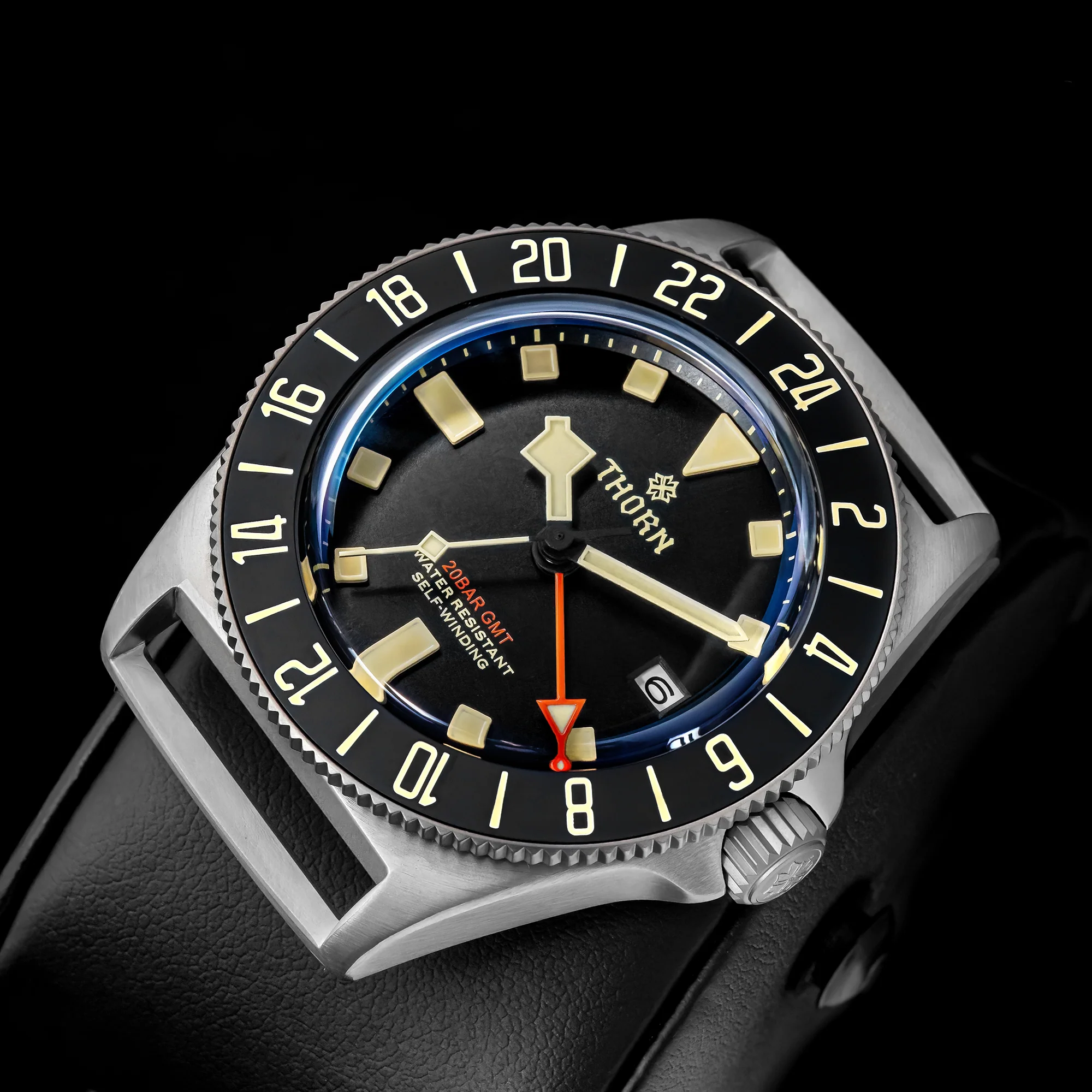 THORN 42mm NH34 GMT Automatic Dive Watch T020 - Image 14