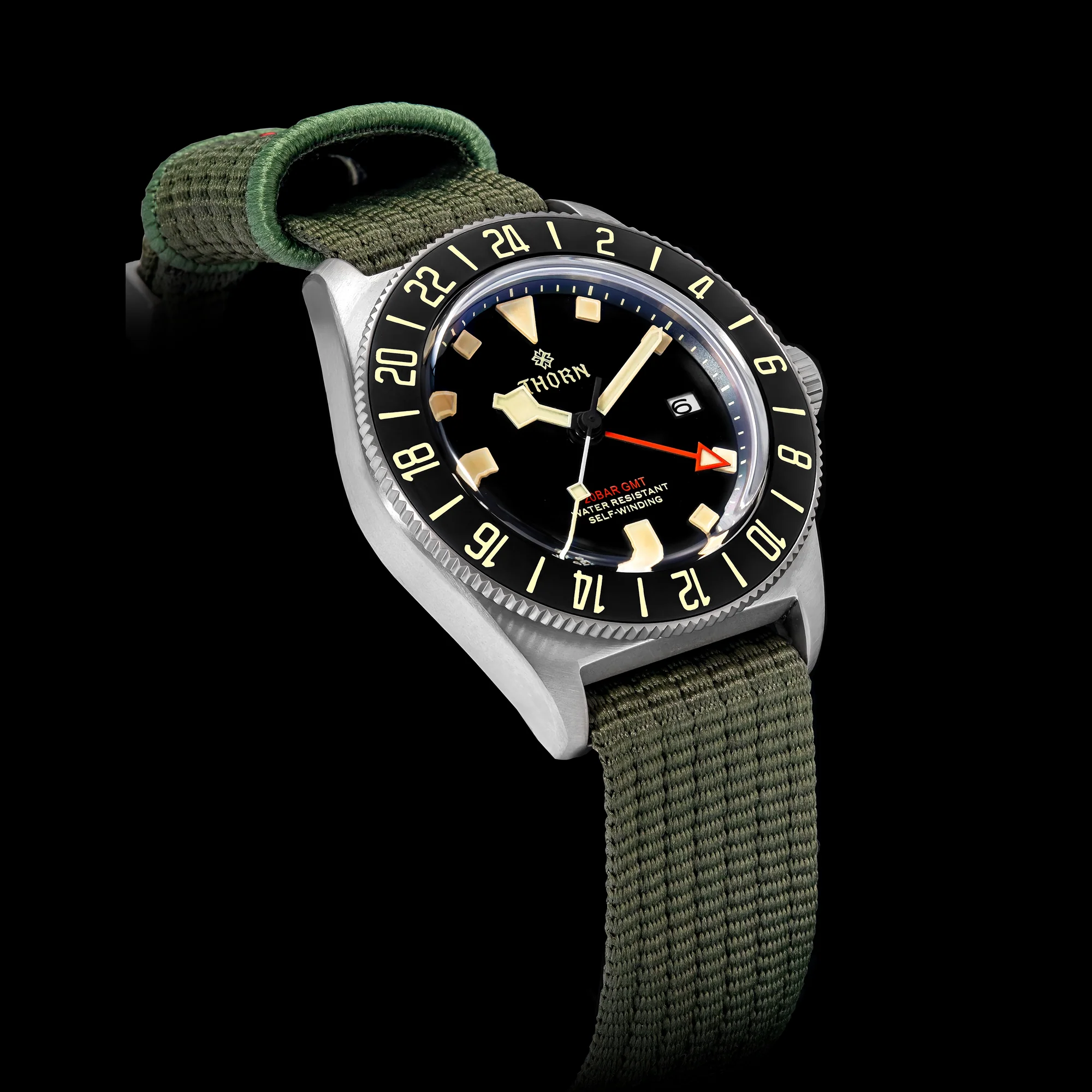THORN 42mm NH34 GMT Automatic Dive Watch T020 - Image 19