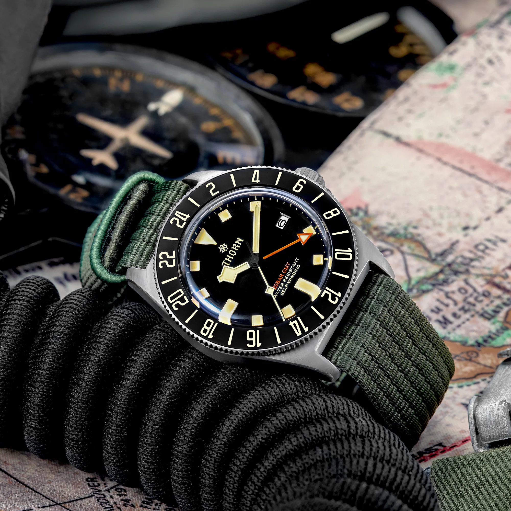 THORN 42mm NH34 GMT Automatic Dive Watch T020 - Image 20