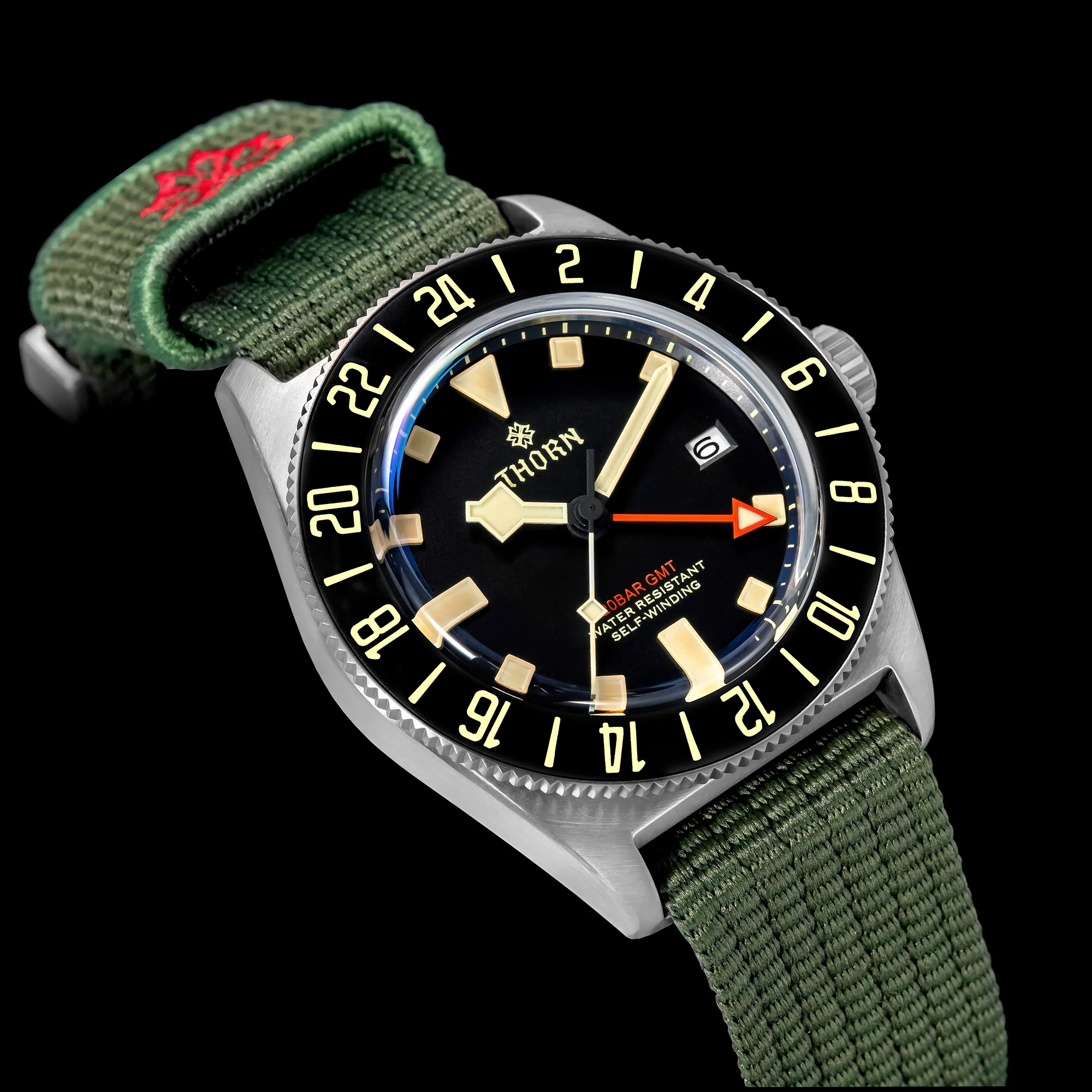 THORN 42mm NH34 GMT Automatic Dive Watch T020 - Image 4