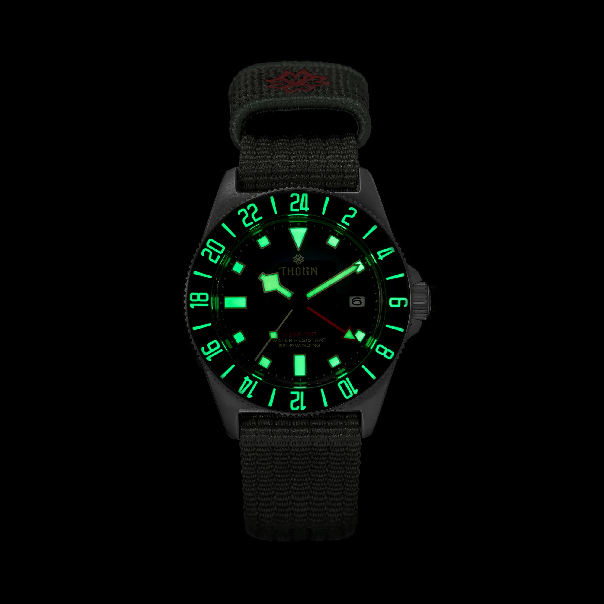 THORN 42mm NH34 GMT Automatic Dive Watch T020 - Image 8
