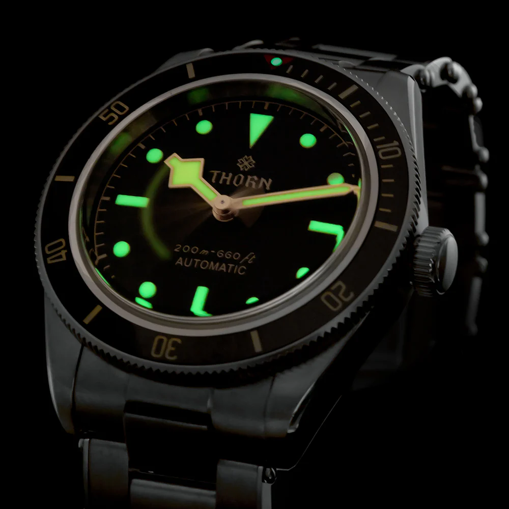 THORN SHY027 39mm BB58 Vintage Diver Automatic Watch - Image 9