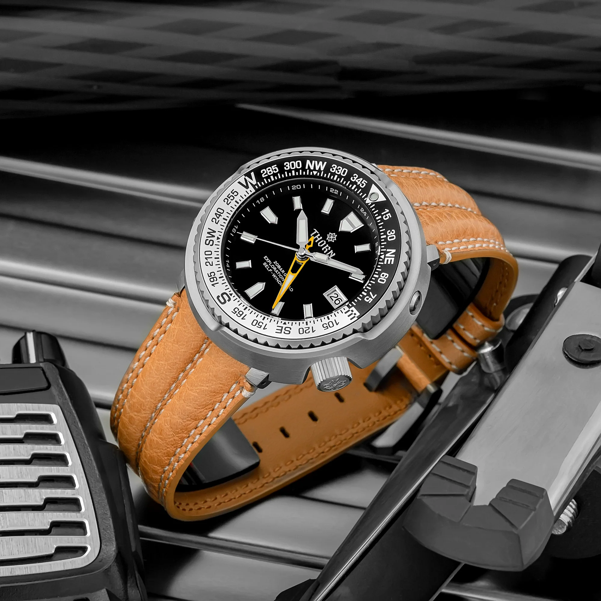 Thorn Titanium NH34 GMT Diver Watch  T012 - Image 10