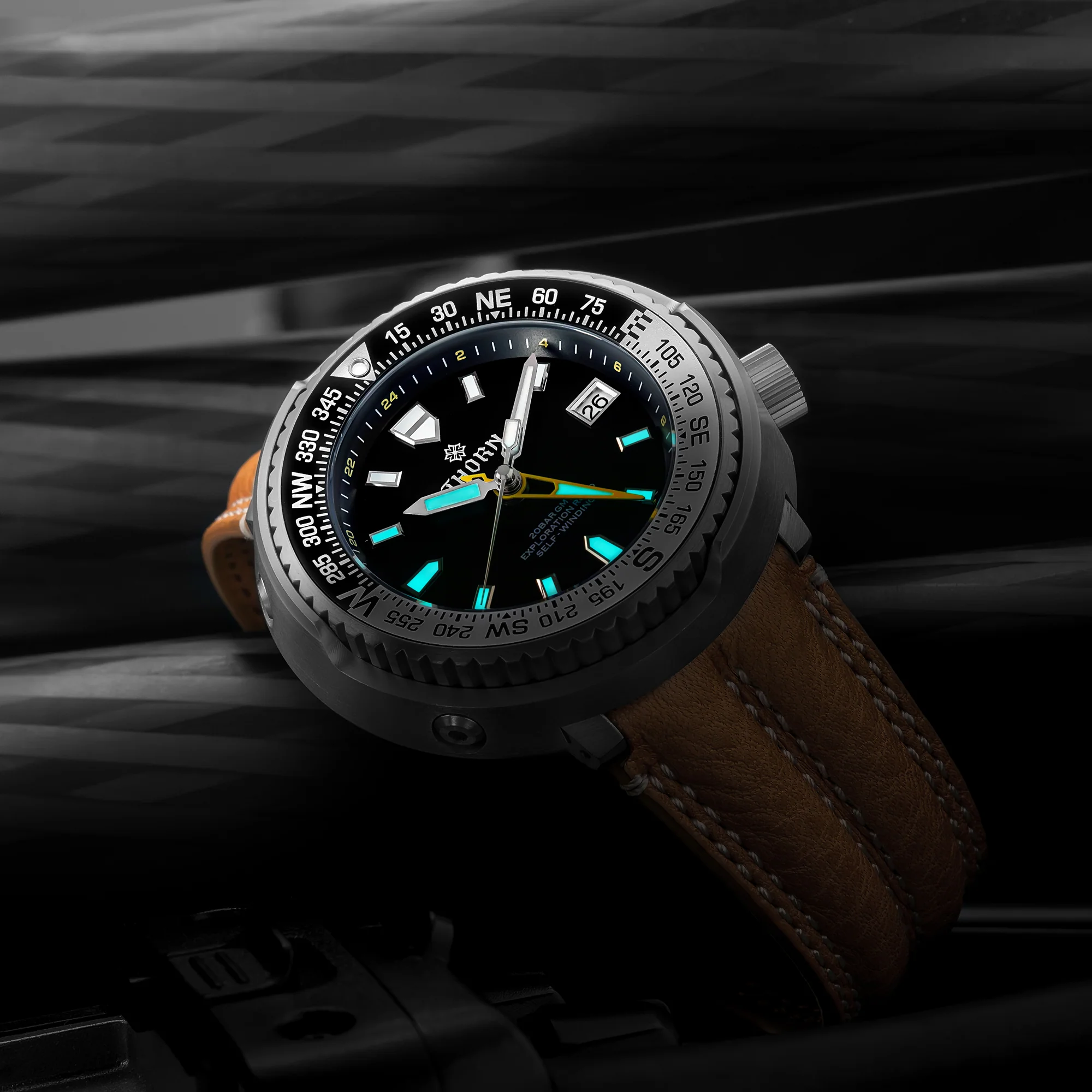 Thorn Titanium NH34 GMT Diver Watch  T012 - Image 20