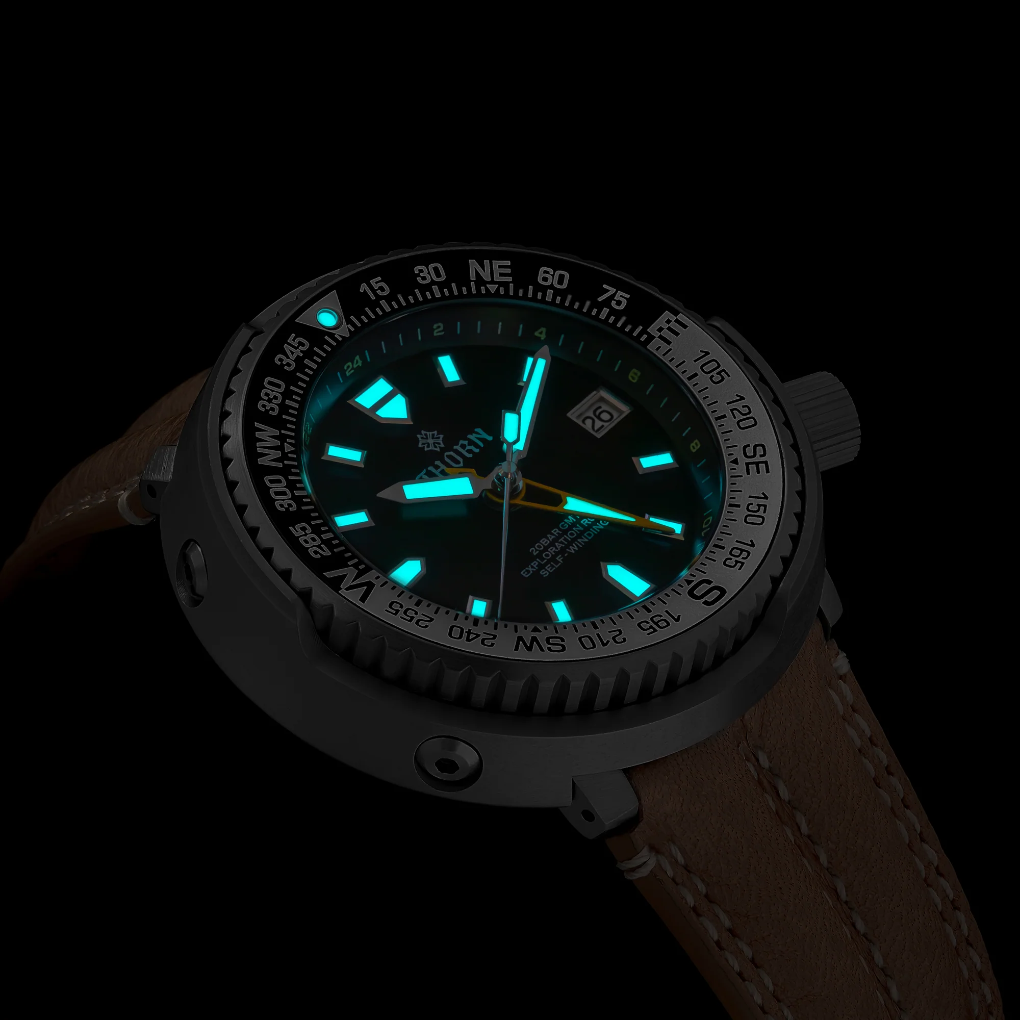 Thorn Titanium NH34 GMT Diver Watch  T012 - Image 5