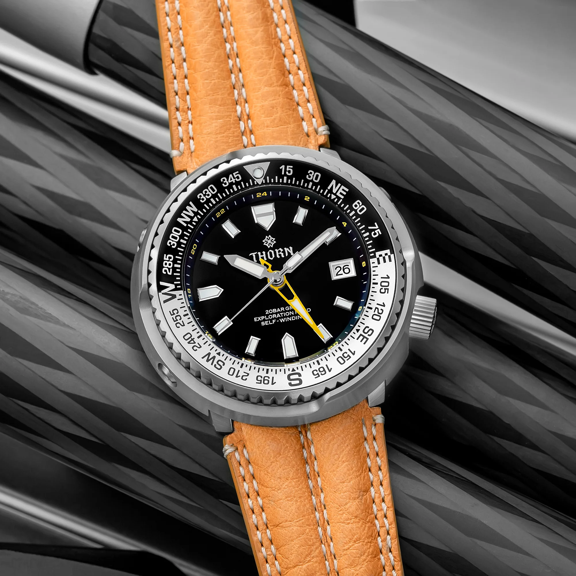 Thorn Titanium NH34 GMT Diver Watch  T012 - Image 8