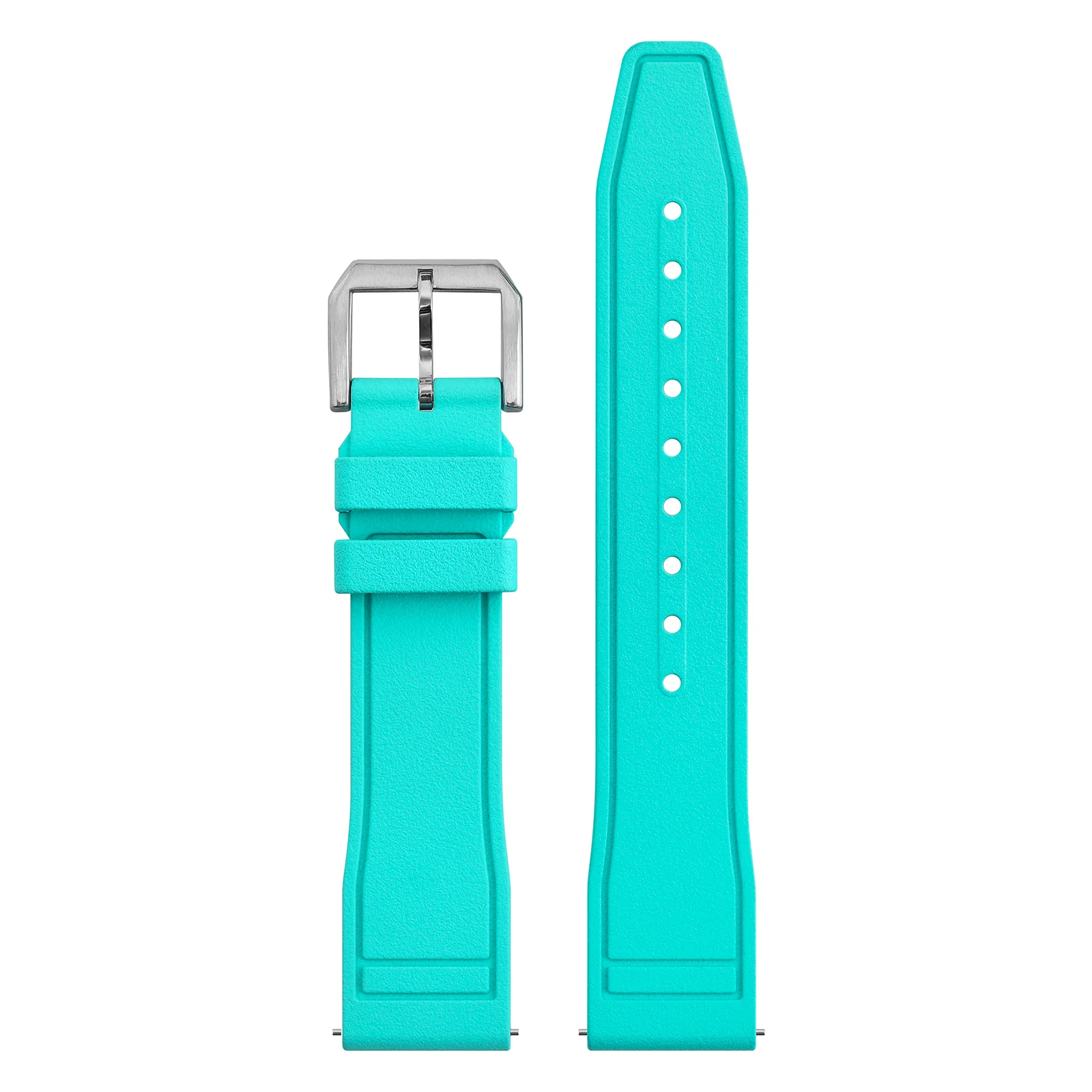 Tropical Soft fluororubber Pilot field Watch Strap - Image 5
