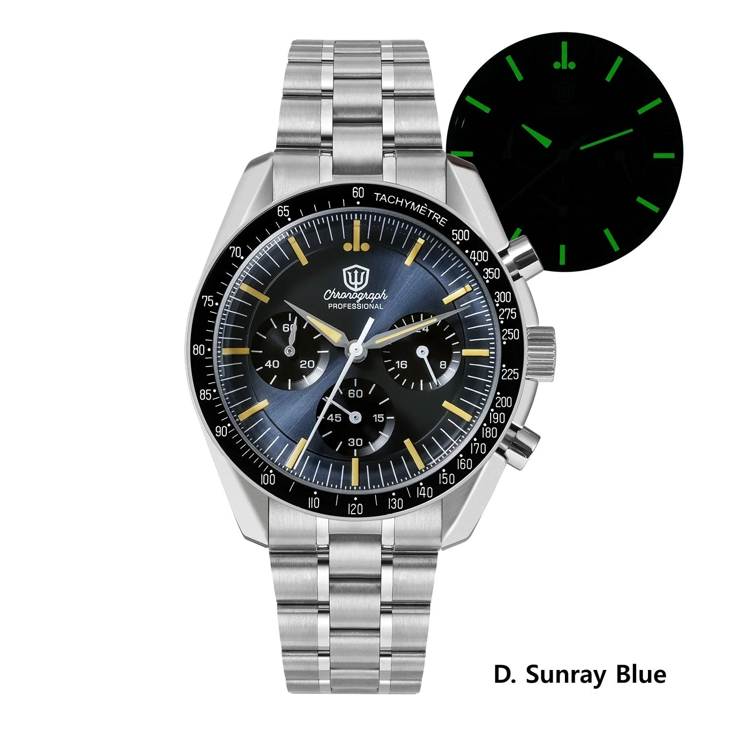 Watchdives 39mm VK63 Chronograph Watch WD1863- Classic Collection - Image 11