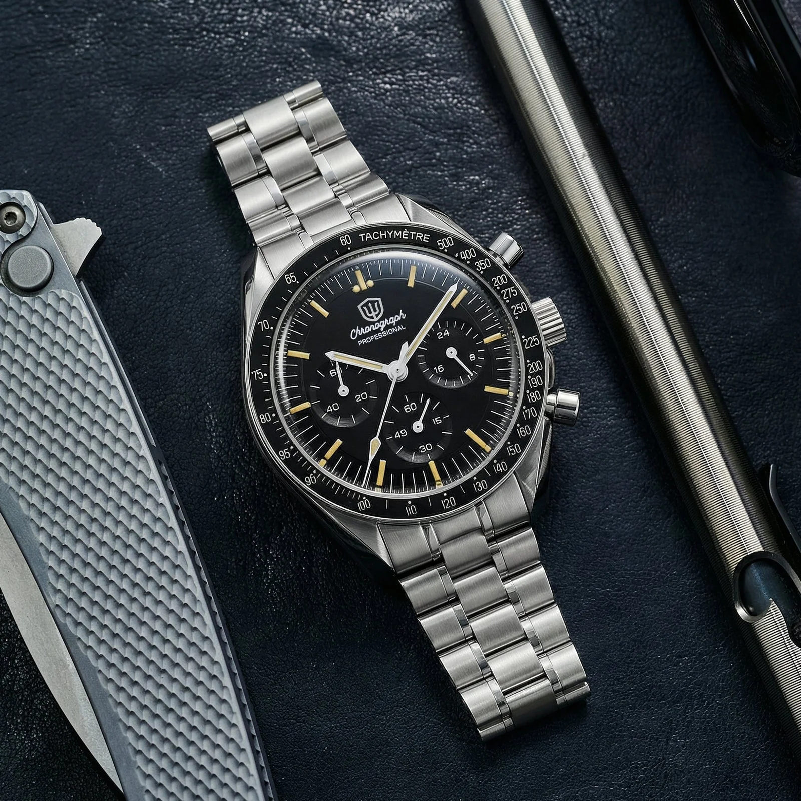 Watchdives 39mm VK63 Chronograph Watch WD1863- Classic Collection - Image 18