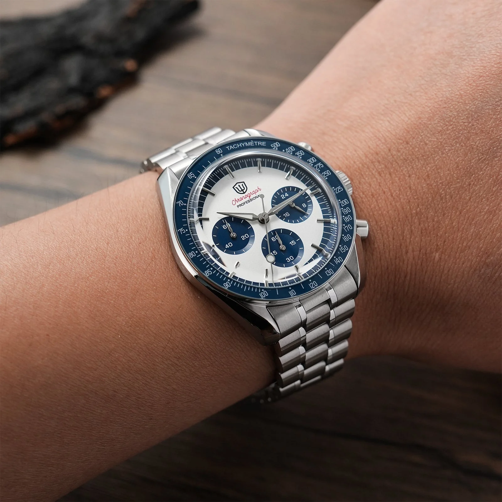 Watchdives 39mm VK63 Chronograph Watch WD1863 - Panda Collection - Image 30