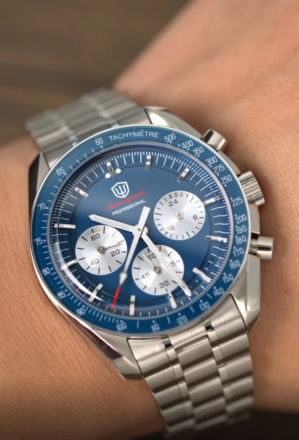 Watchdives 39mm VK63 Chronograph Watch WD1863 - Panda Collection - Image 33