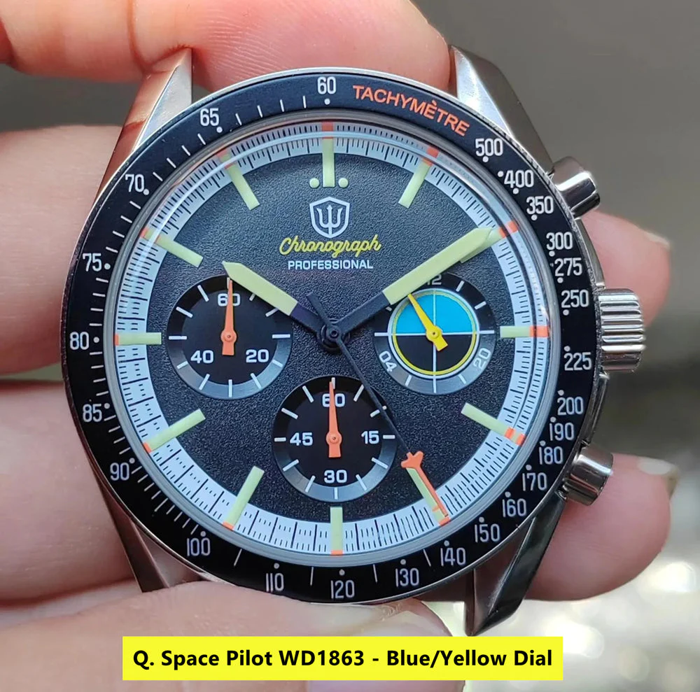 Watchdives 39mm VK63 Chronograph Watch WD1863 - Image 10