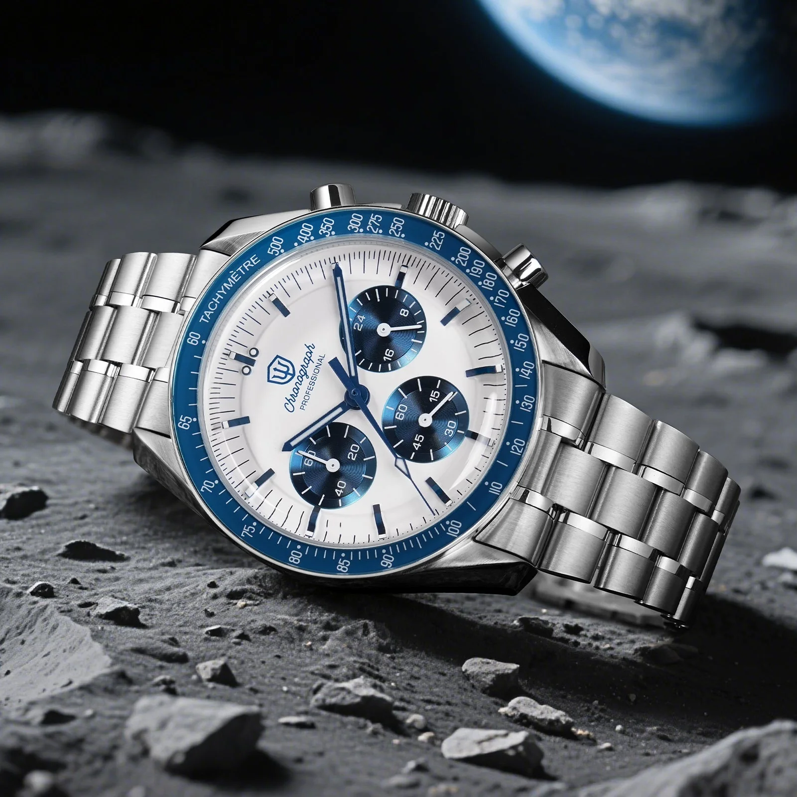 Watchdives 39mm VK63 Chronograph Watch WD1863 - Image 35