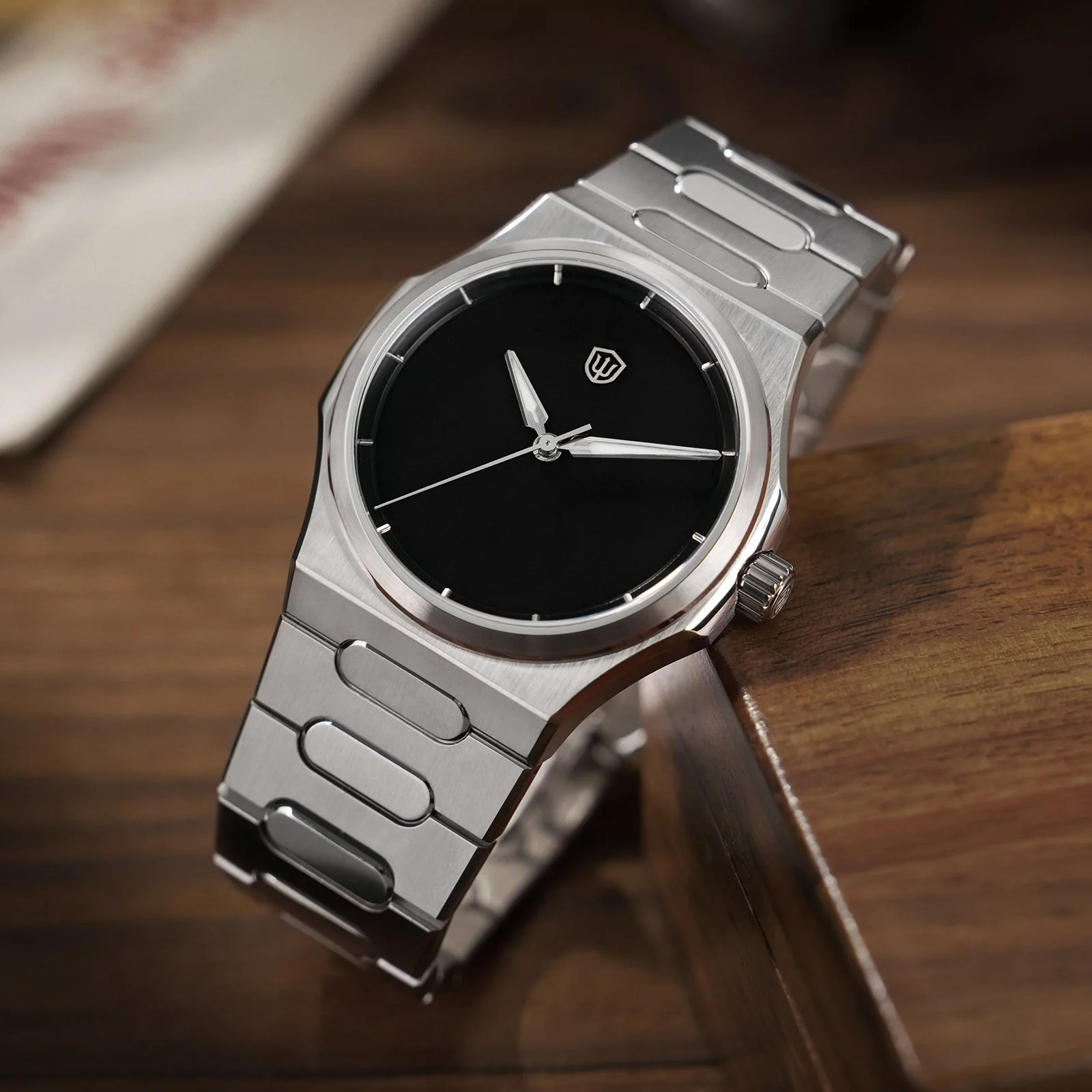 Watchdives Premier WD0016B Square-Block Faceted Dial Original Design - Image 10