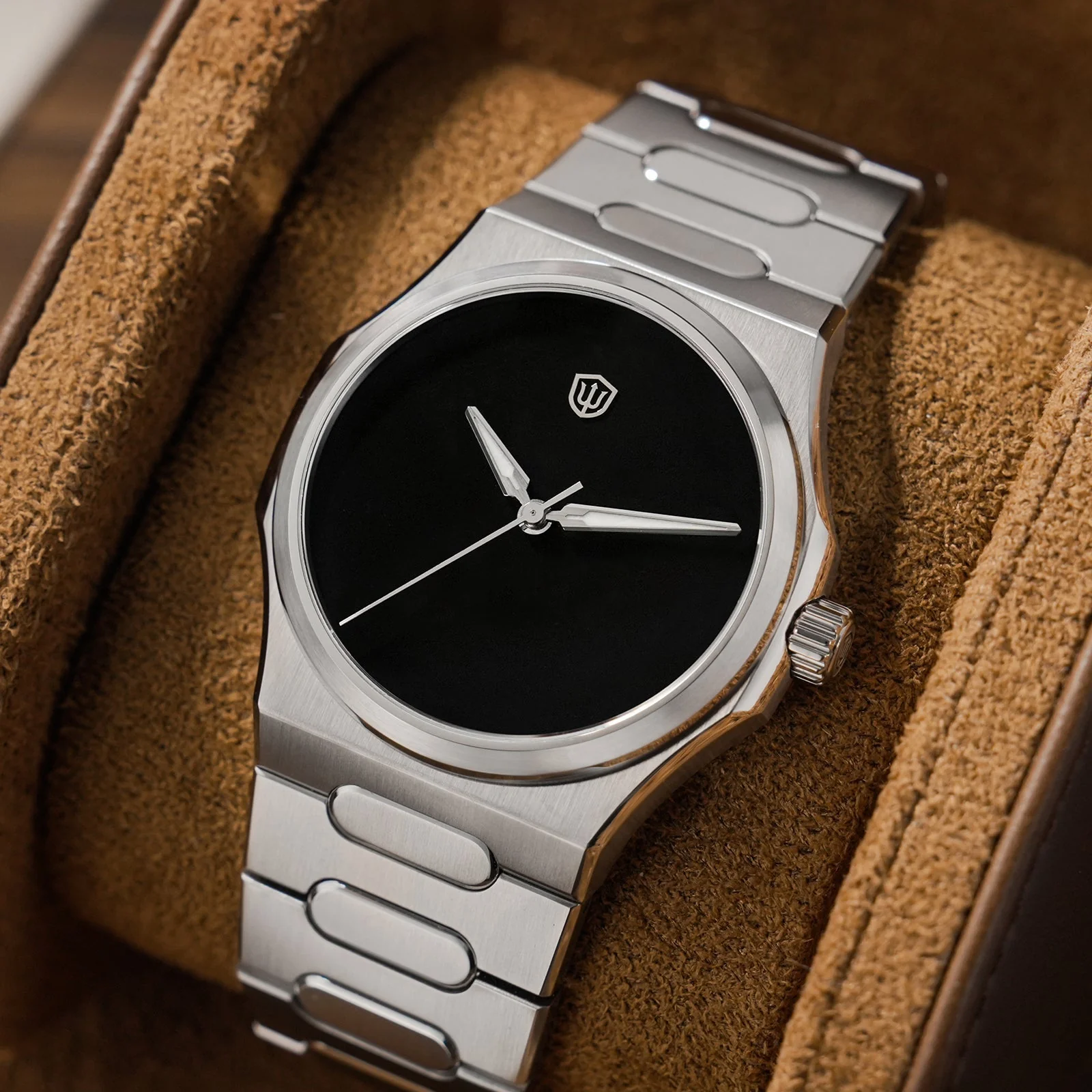 Watchdives Premier WD0016B Square-Block Faceted Dial Original Design - Image 14