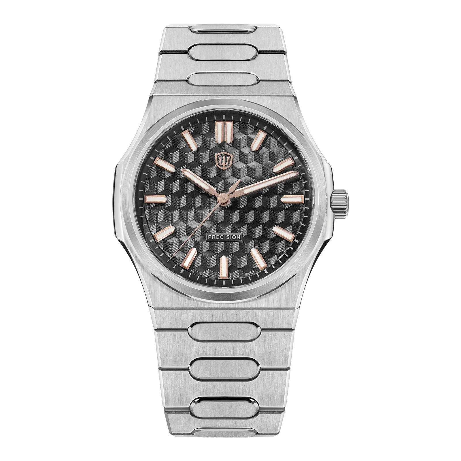 Watchdives Premier WD0016B Square-Block Faceted Dial Original Design - Image 4