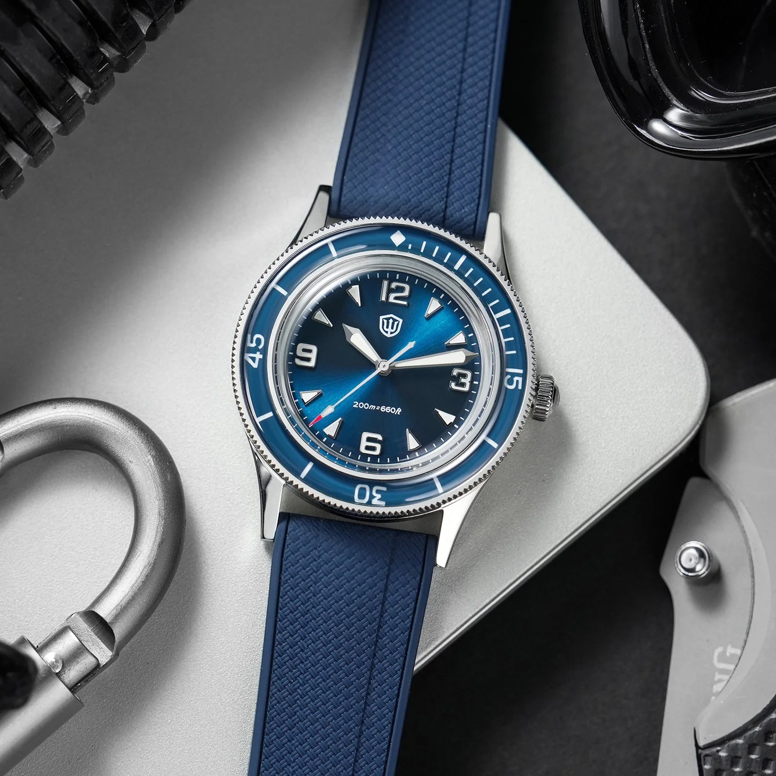 Watchdives WD50Q 50-Fathoms VH31 Dive Watch - Image 11